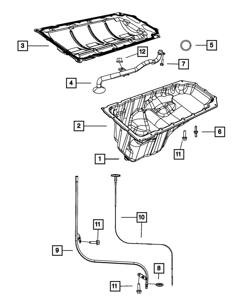 Genuine Mopar Stud Mounting 6508066AA