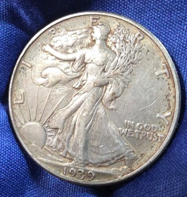 1939-D Walking Liberty Half Dollar 90% Silver Denver Mint –