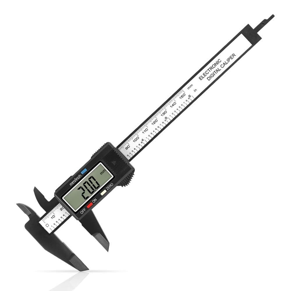 Precision Digital Caliper 6-Inch with Inch/Millimeter Conversion & Zero Function