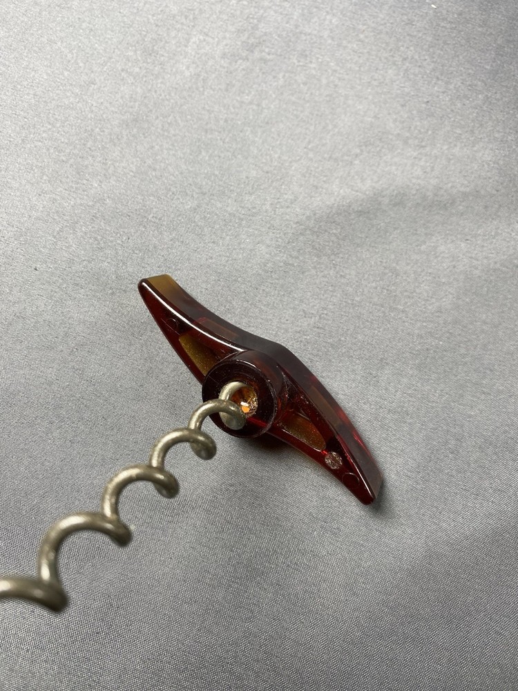 Vintage MCM Bakelite Corkscrew Wine Bottle Opener