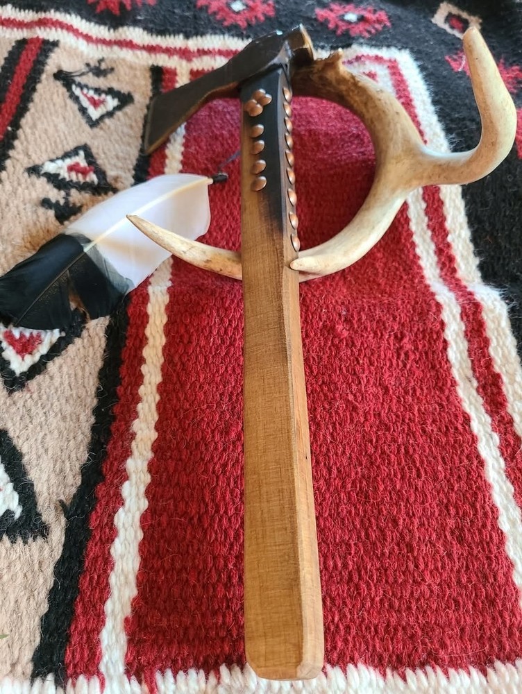 Vintage Custom Wicked War Bonnet Tomahawk.