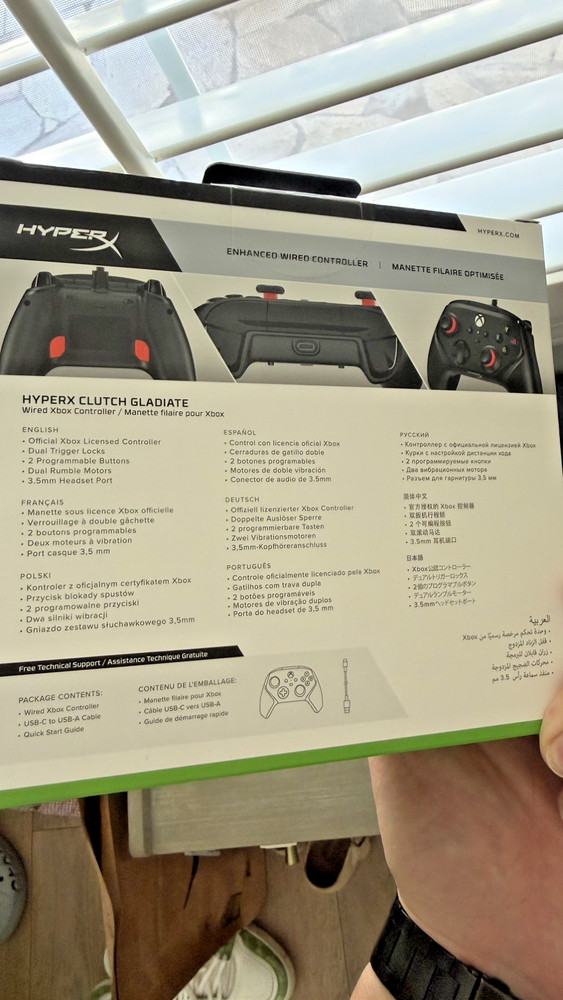HyperX Clutch Gladiate - Wired Gaming Controller - Xbox