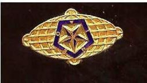 EOIAN letters initials Miniature Mini BADGE