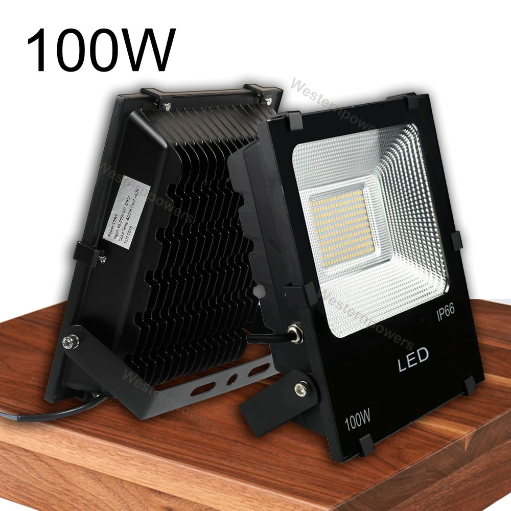 100W LED Flood Light Outdoor Work Light 6500K White Light Security Spotlight