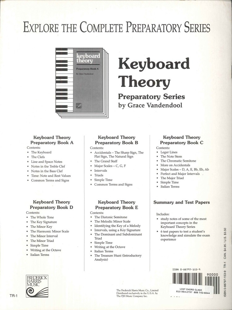 Vintage Technical Requirements For Piano Book 1 Berlin Ear Training Reading