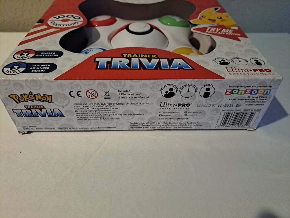 Pokemon Trainer: Trivia 1000 Questions