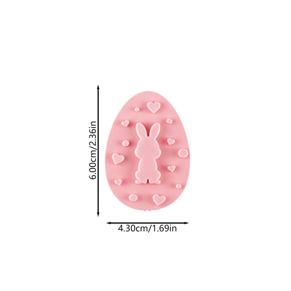 9pc Easter Cookie Cutter Set Mini Egg Bunny Chick Fondant Stamp Mold