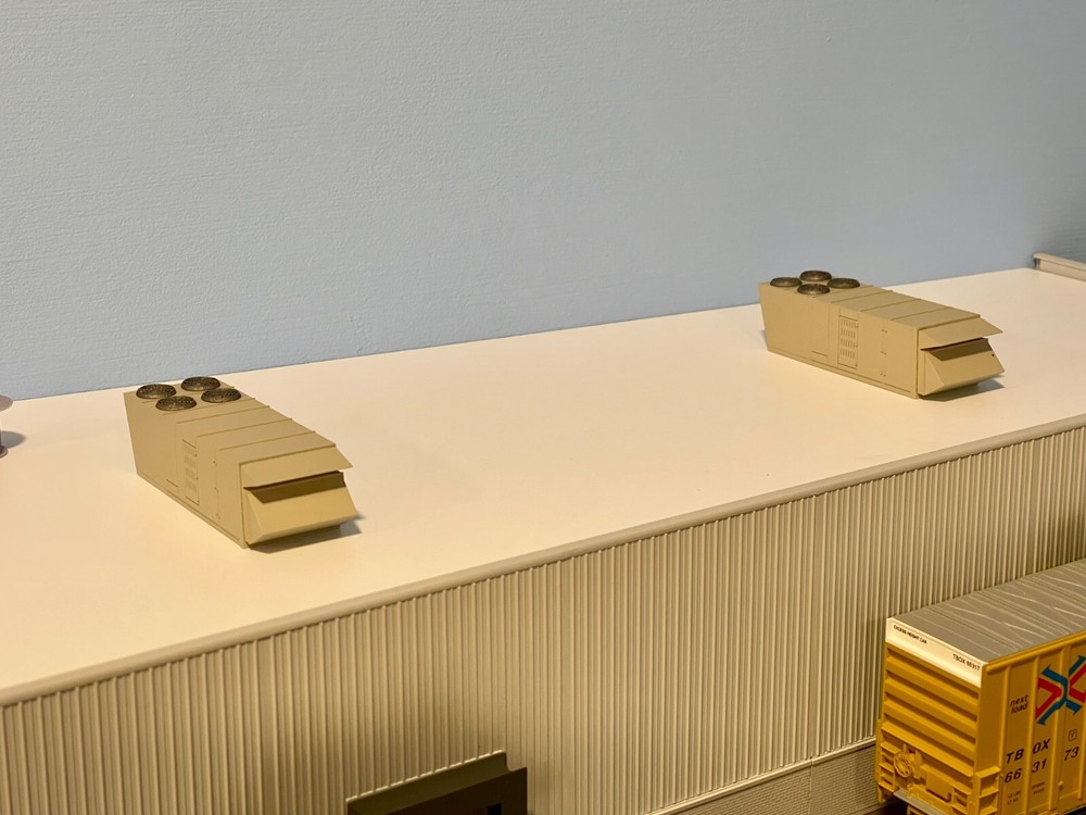 3D Printed HO Scale Rooftop A/C Unit (Super Detailed)
