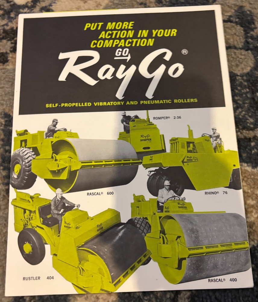 Ray Go Self Propelled Vibratory & Pneumatic Rollers Brochure AMIL25