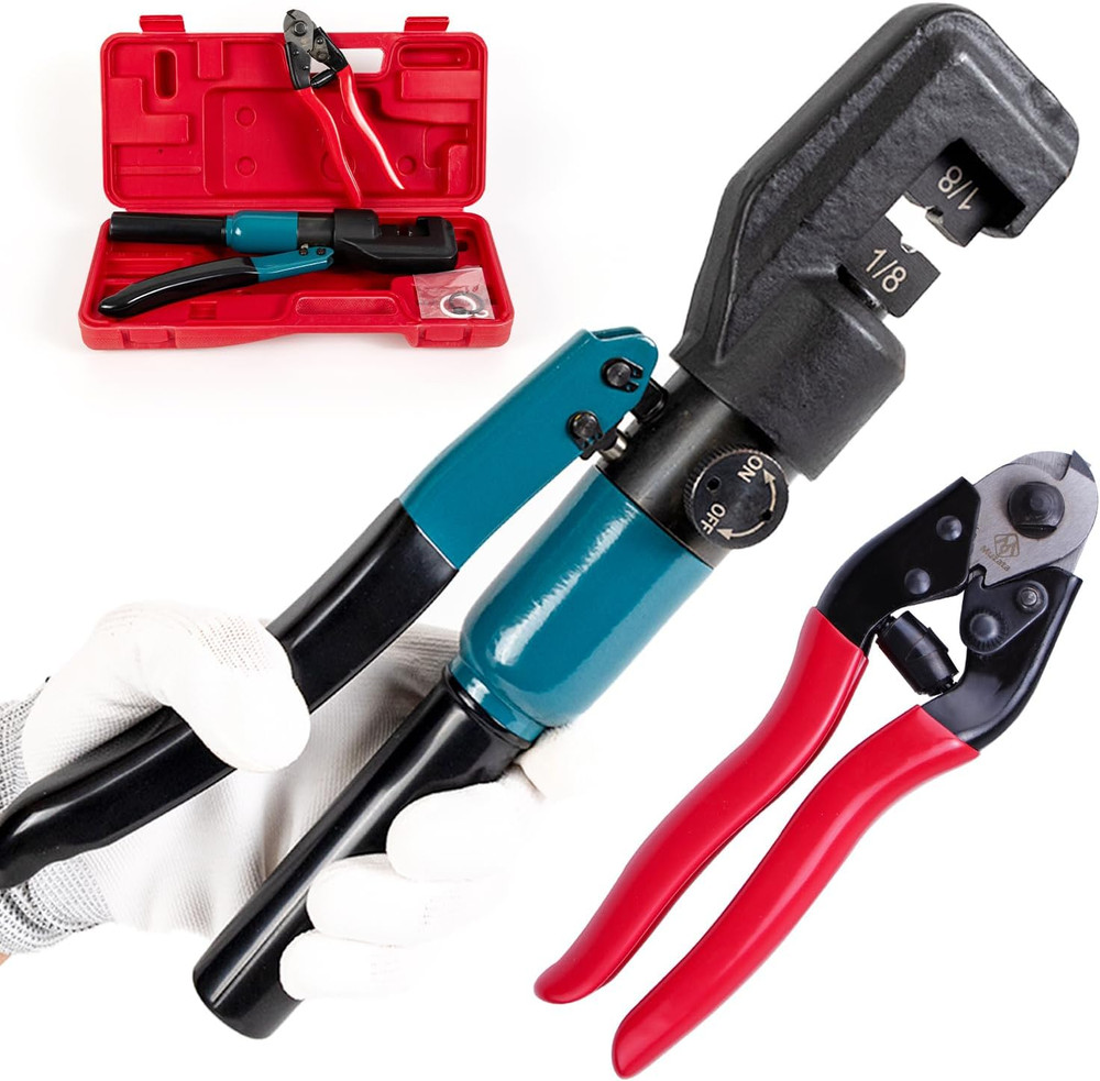 Custom Cable Railing Crimping Tool Hydraulic Crimper Hydraulic Crimping Tool for