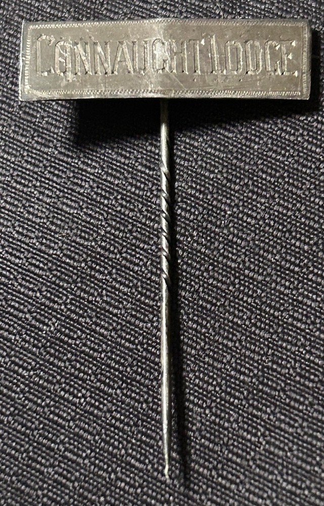 Antique Connaught Lodge Silver Pin Rare