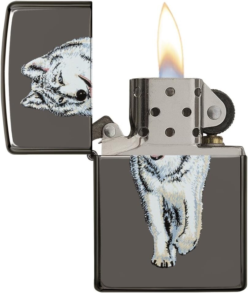 Zippo Wolf Black Ice 769