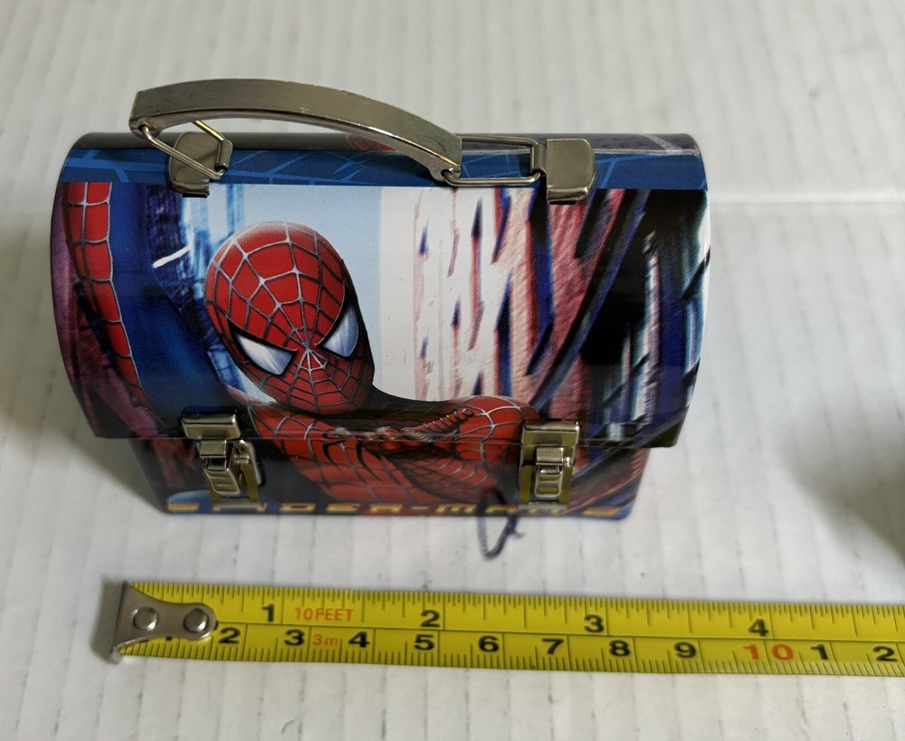 spiderman collectable tin box Marvel