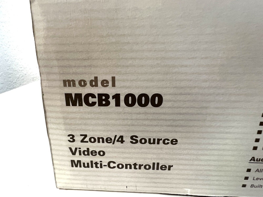 Directed Video -Video Multi-Controller MCB1000 3 Zone 4 Source - NEW