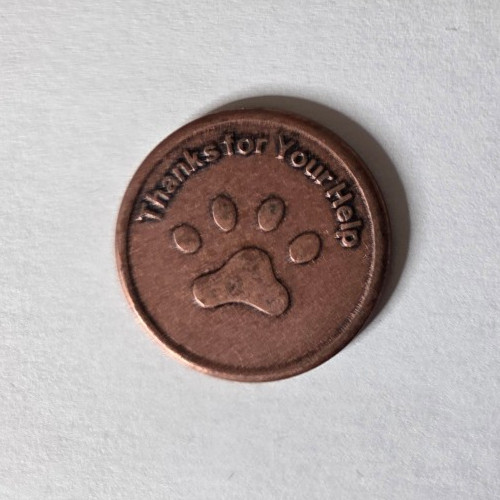 Guide Dog Foundation Souvenir Copper Token 22mm