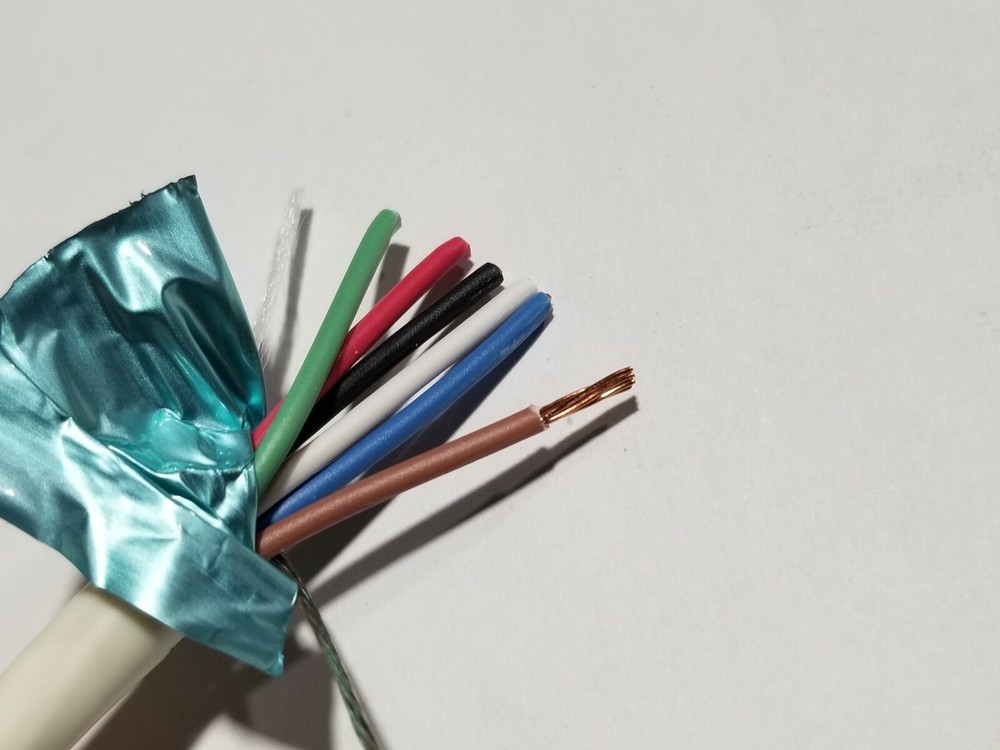 Carol C3065 18/6C Shielded Control/Communications Cable Plenum CL3P White /50ft