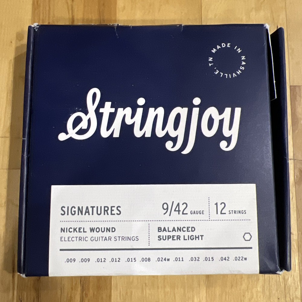 Stringjoy Signatures 12 String Nickel Wound Electric Guitar Strings 9 - 42