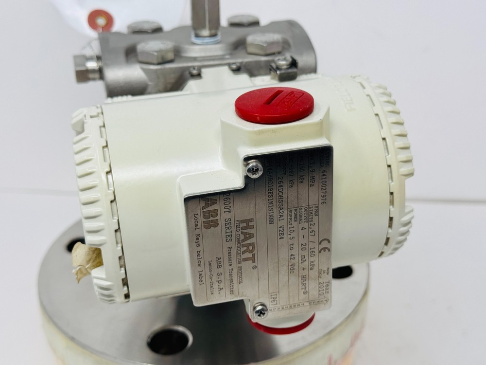 Abb 264DDHSSA2A1V2E4 Hart Differential Pressure Transmitter Flange Mounted