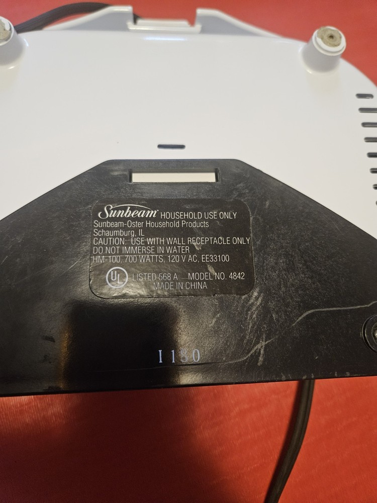 Sunbeam Hamburger Maker