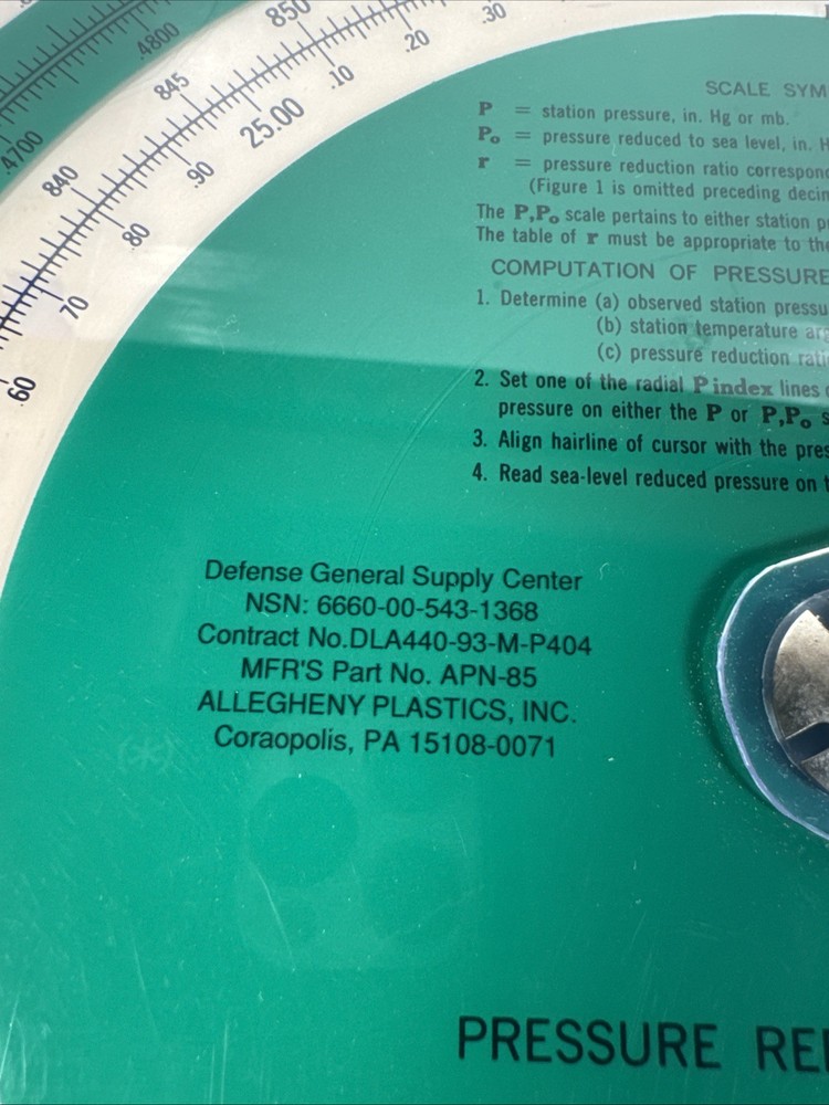 Pressure Reduction Computer Rare Vintage Device