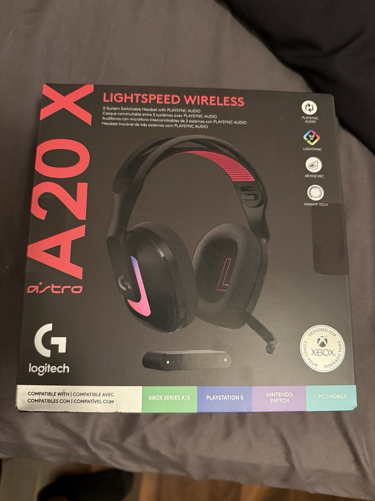 Logitech G Astro A20 x Lightspeed Wireless Gaming Headset with PLAYSYNC