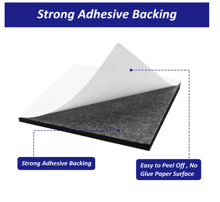 Foam Padding Sheets with Adhesive Backing - Self Stick Neoprene Insulation Foam