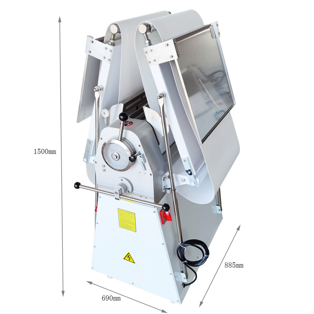 Commercial Dough Sheeter Press Pizza Roller Baking Crisper 220V Vertical Type