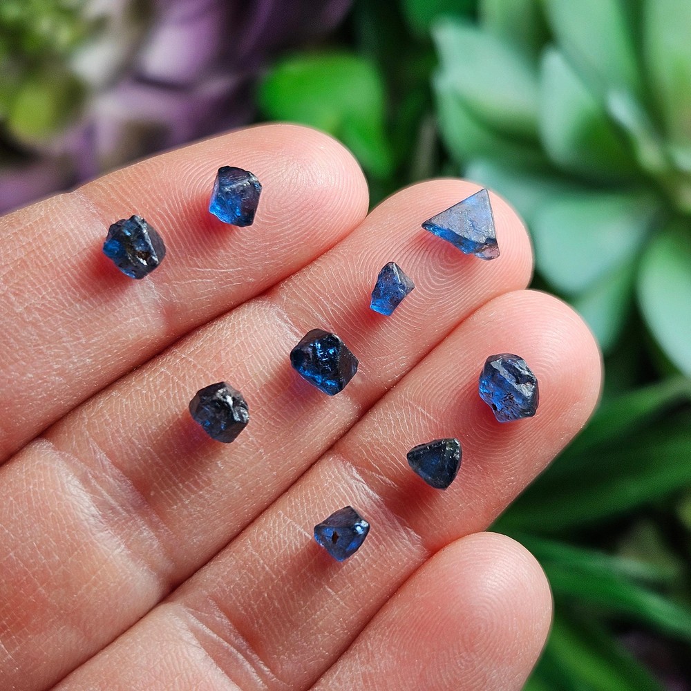 Blue Spinel Crystal
