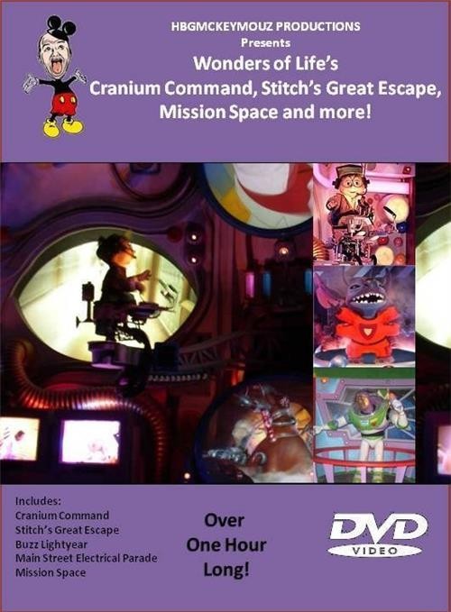 Disney DVD Stitch’s Great Escape, Cranium Command, Buzz Lightyear Mission: SPACE