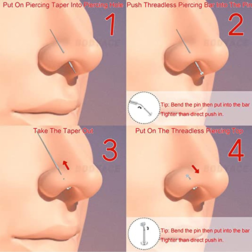 Piercing Taper Threadless Piercing Changing Tool Piercing Taper Insertion Too...