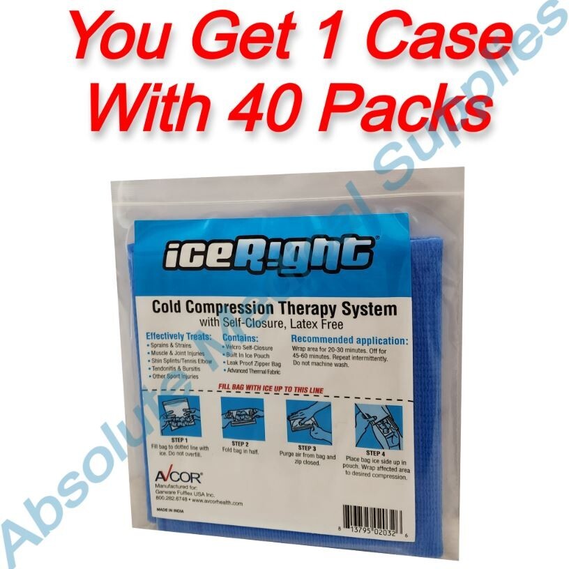 *40-Packs* Avcor IceRight 6.5" x 97" Cold Compression Therapy System 11440-100