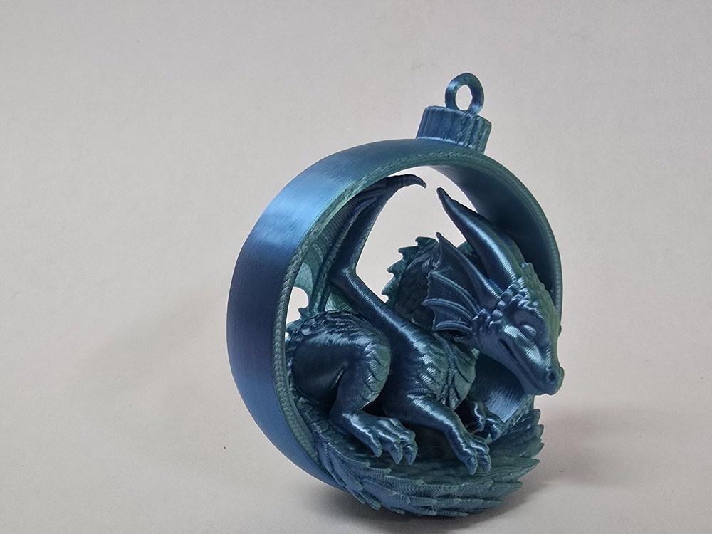 Dragon christmas ornament