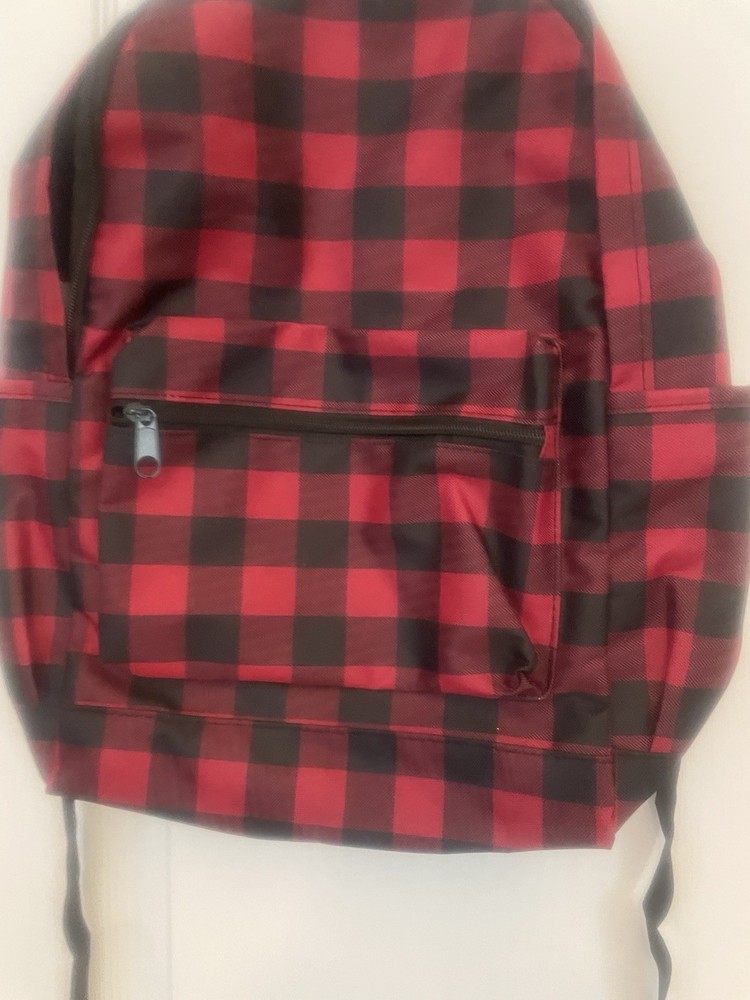 Red Buffalo Plaid Backpack