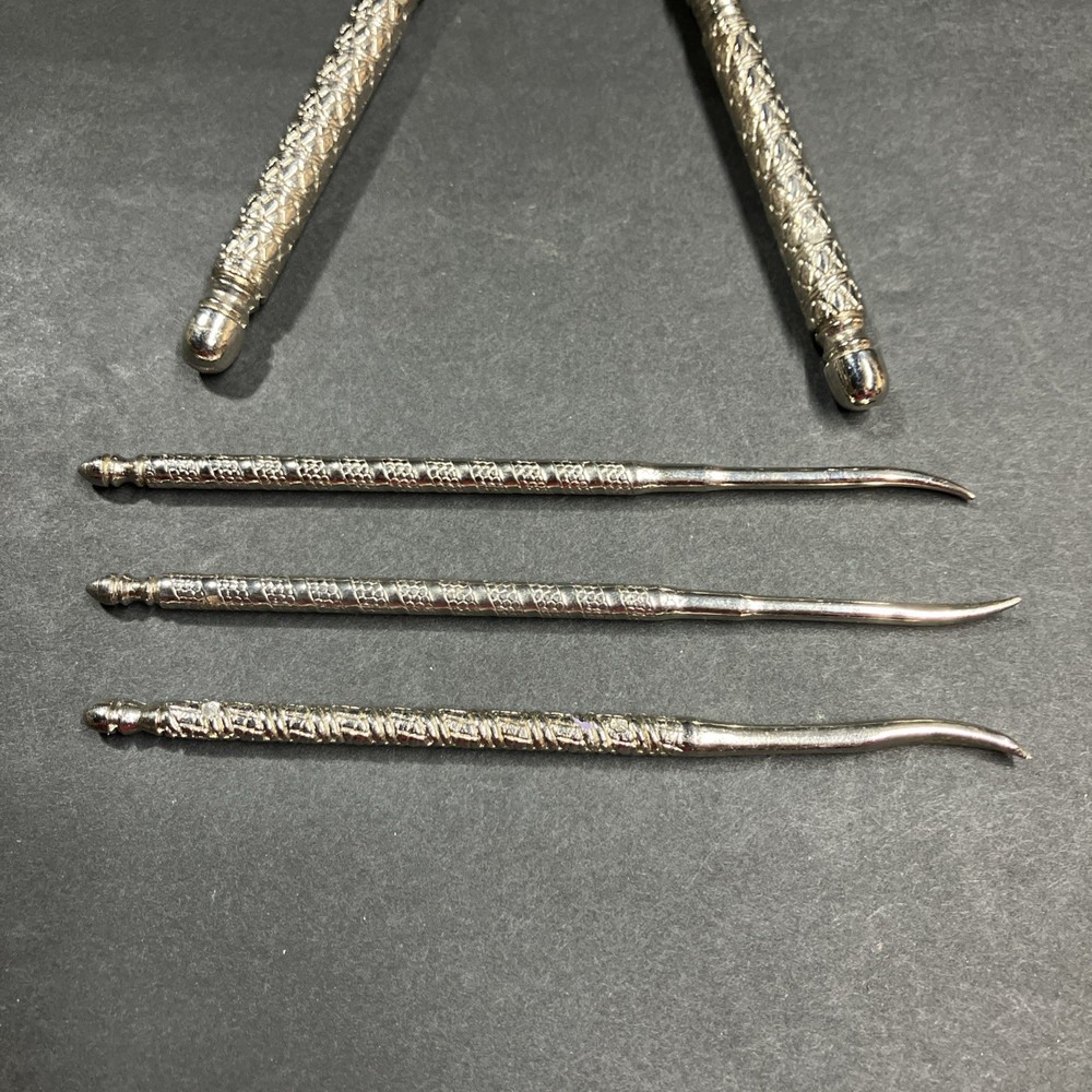 Vintage Seafood Nut Cracker With 3 Picks