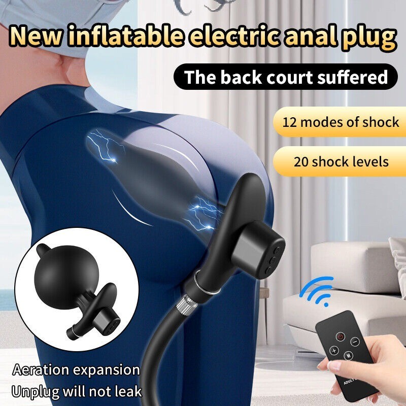 E-Stim Shock Expander Plug Therapy Enhancer Host Pulse Power Extender &Inflated