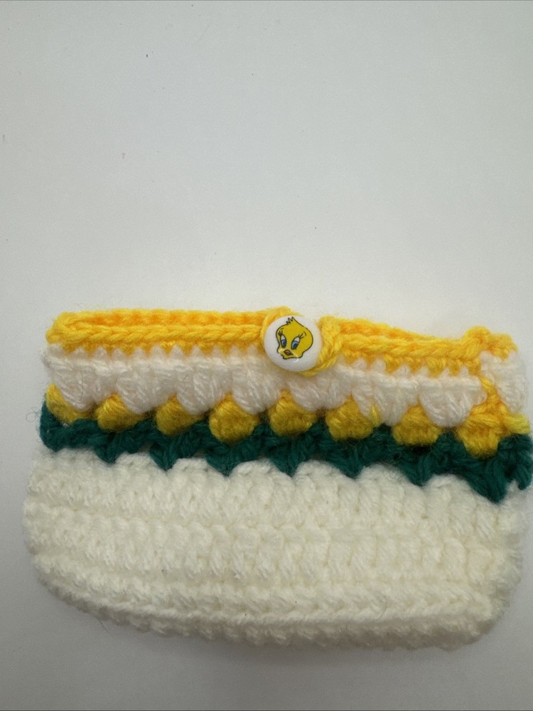 Crocheted small bag bags Getting 1