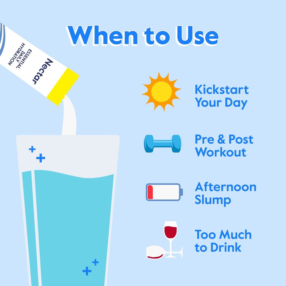 Hydration Packets - Electrolytes Powder Packets - No Sugar or Calories - Orga...