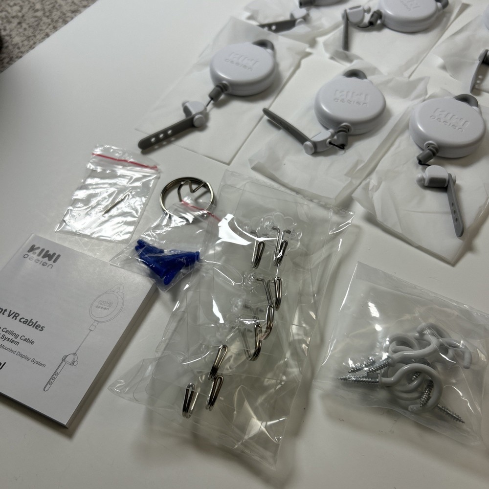 KIWI design VR Cable Management, 6 Packs VR Pulley System