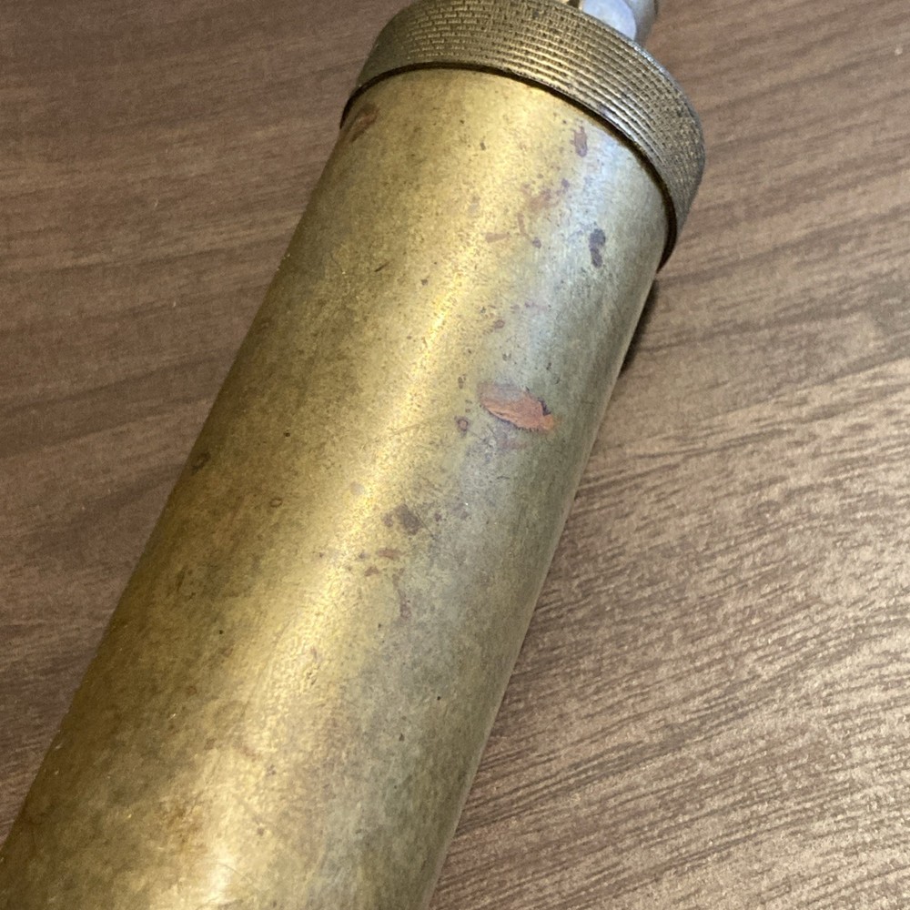 Vintage Brass Muzzleloader Supplies Loader Measure Black Powder