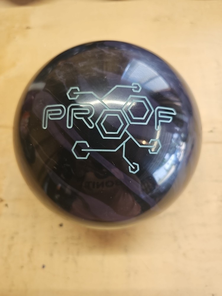 Track PROOF SOLID Bowling Ball 15 Lb Pound Drilled
