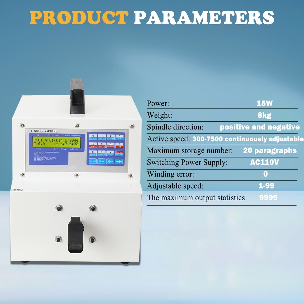 110V Automatic High-speed Wire Twisting Machine Line Strander with LCD Display