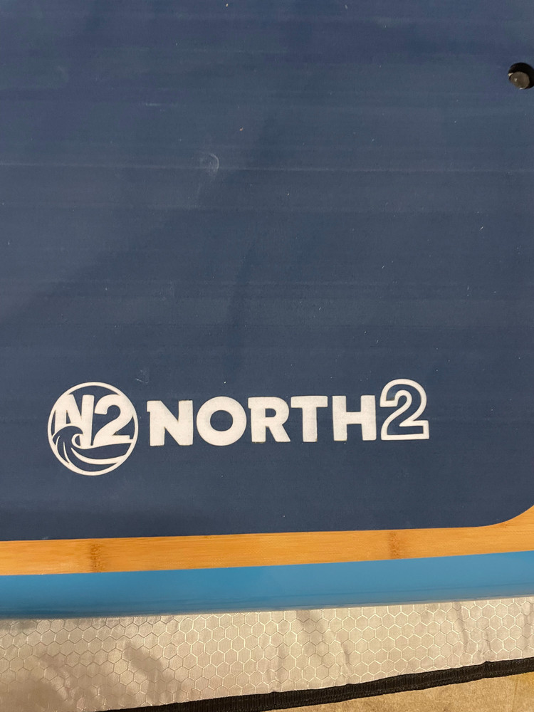 10' Bamboo Paddle Board Blue N2