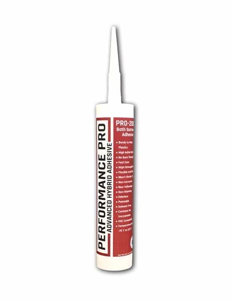 Performance Pro Advanced Hybrid Adhesive Pro-2000 20 oz White Qty 12