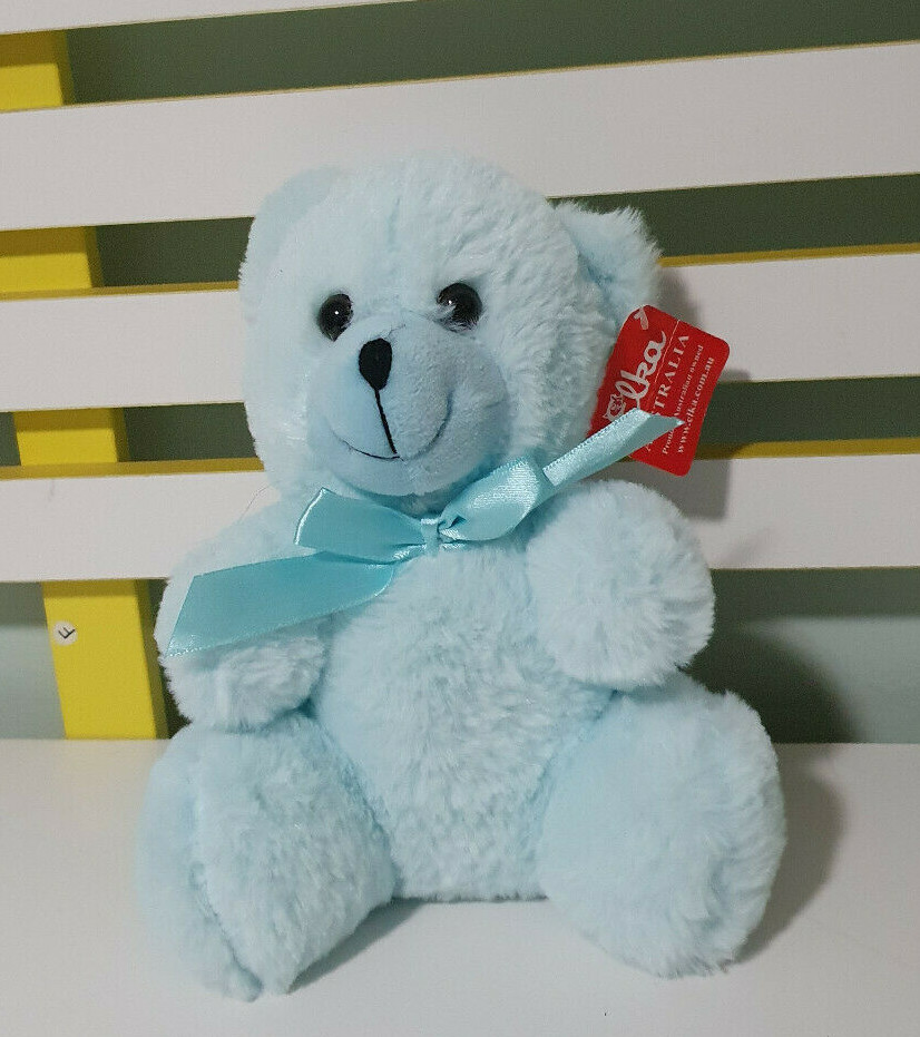 ELKA TEDDY BEAR BLUE 23CM