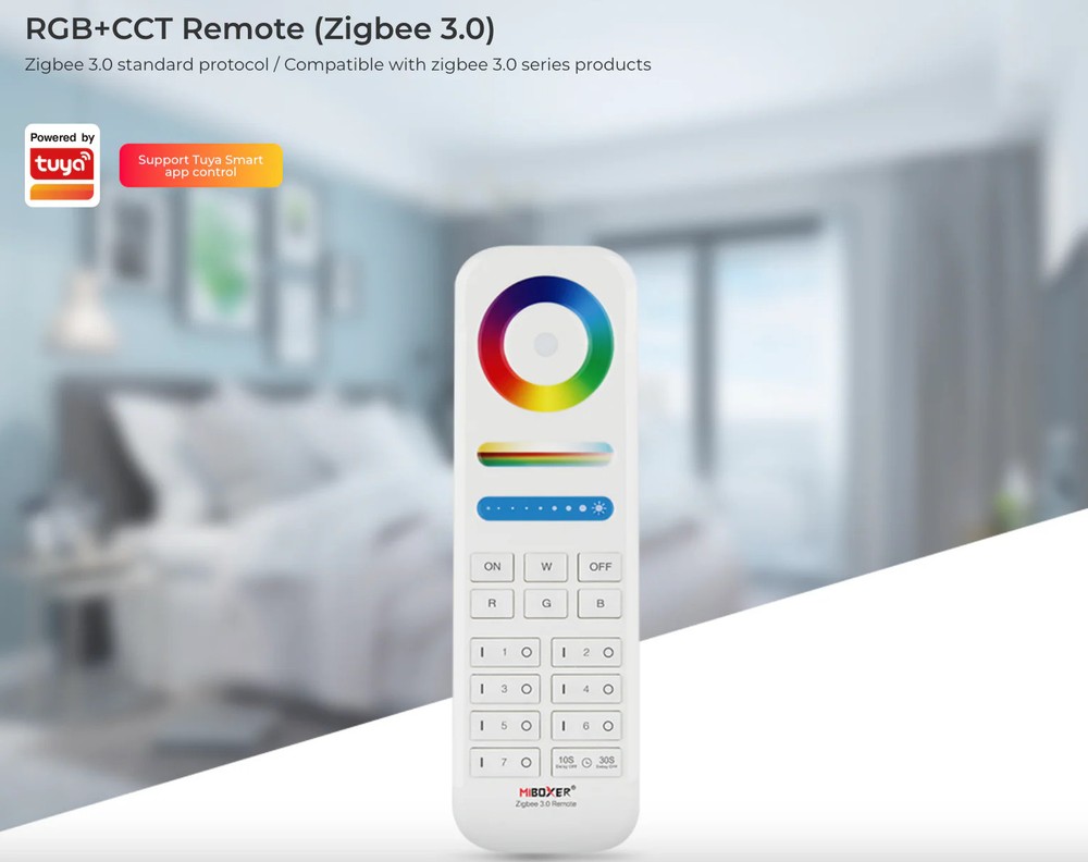 FUT089Z - RGB+CCT Remote (Zigbee 3.0)