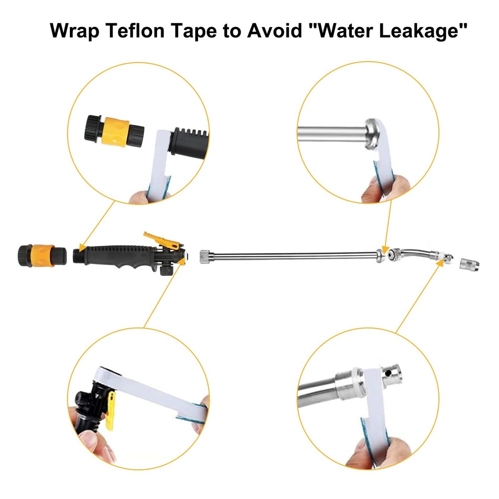 RV Water Heater Anode Rod & Flush Wand & 2Pack