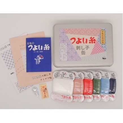 Kinkame Strong Thread Sashiko Tin Thread Set (102304)
