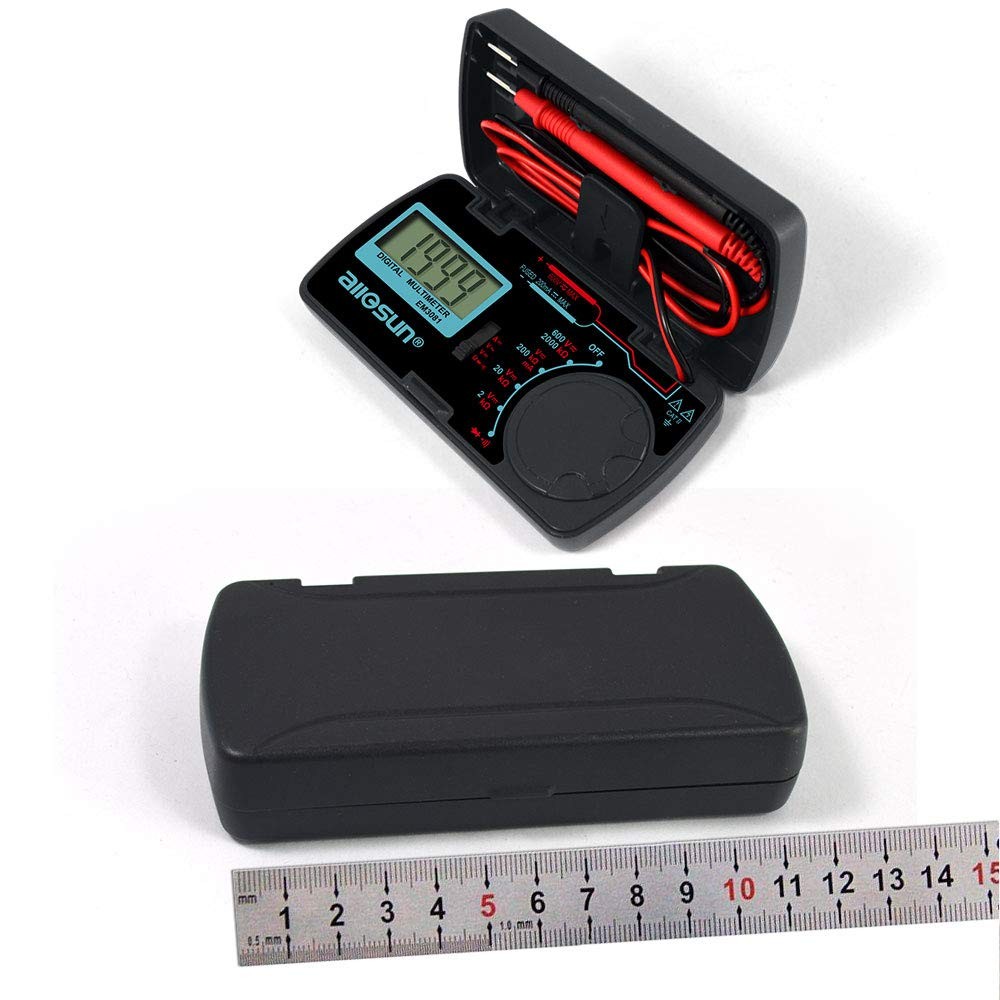 Manual Range Mini Digital Multimeter 6 Functions Handheld Folding Voltmeter 31 2