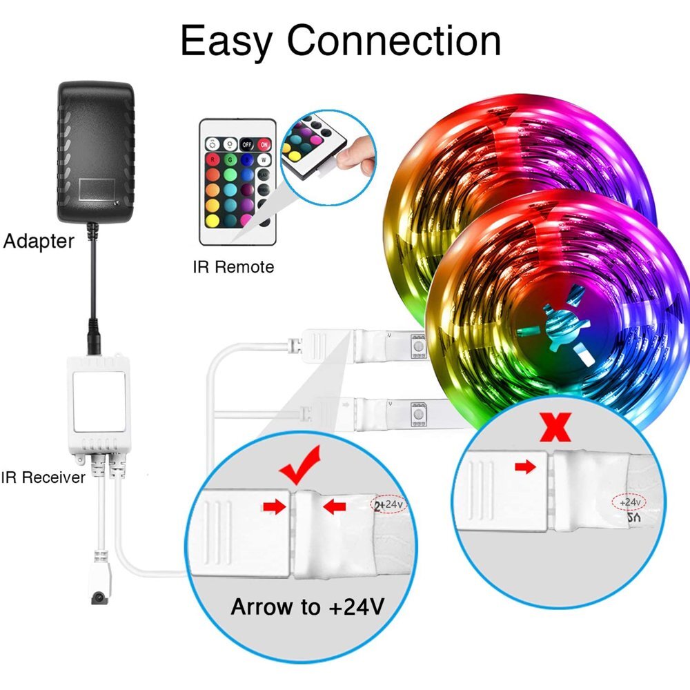 Led Strip Lights,100Ft Light Strips with App Control Remote