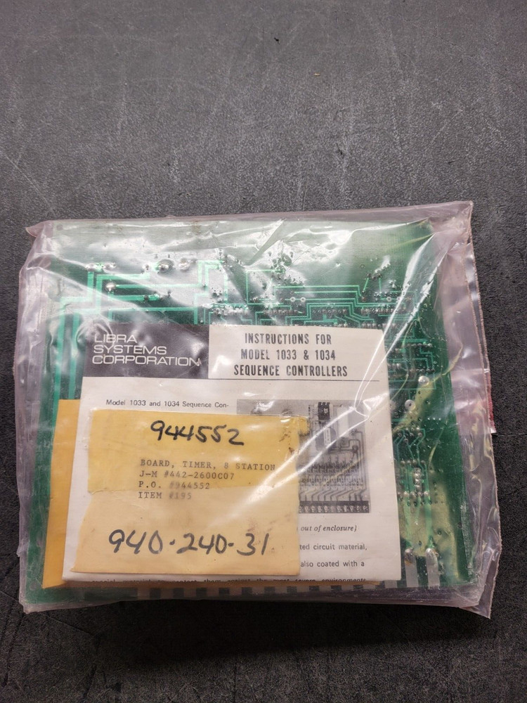 Libra Systems 1033/1034 Controller.
